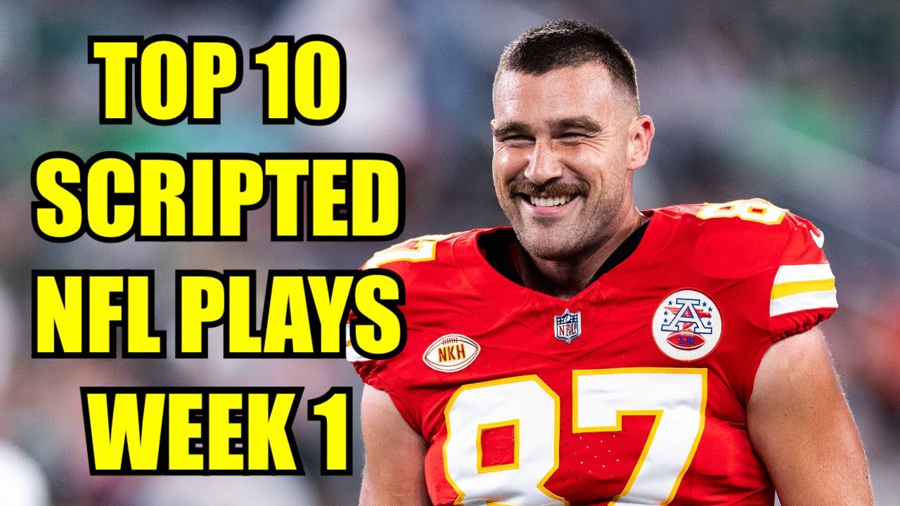 Top 10 NFL Scripted Plays | Week 1