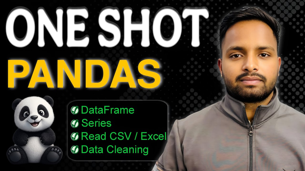 Pandas Tutorial for Beginners | One Shot Full Course | Learn Data Analysis with Python Pandas