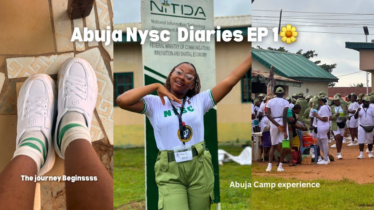 LIVING IN NIGERIA| Nysc Camp Diaries Ep1🌸| registration + Early Morning Parade + Abuja camp
