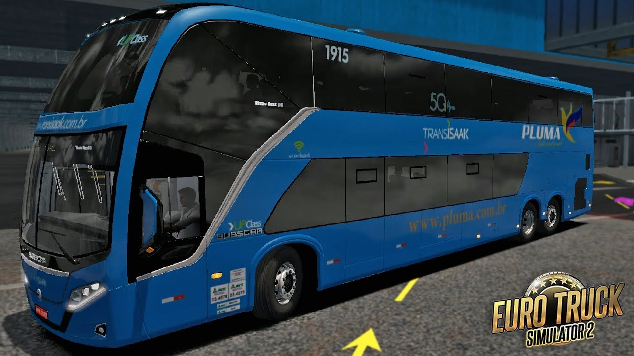 ETS 2 – DETAIL MAP | TRANSISAAK | VISSTA BUSS DD | Foz do Iguaçu / São Paulo