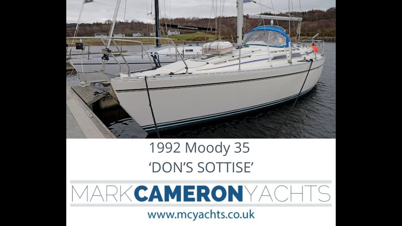 1992 Moody 35 - DONS SOTTISE | 35' centre cockpit cruising yacht for sale with Mark Cameron Yachts