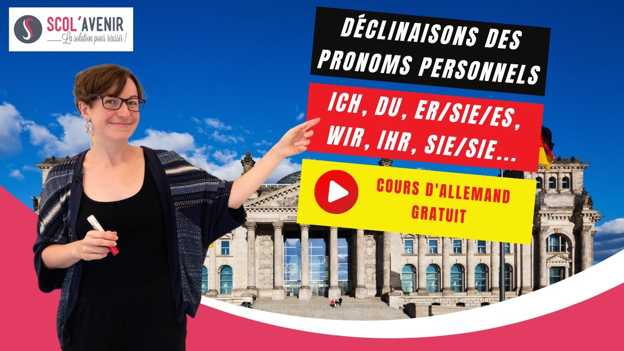 Apprenez les déclinaisons des pronoms personnels en Allemand
