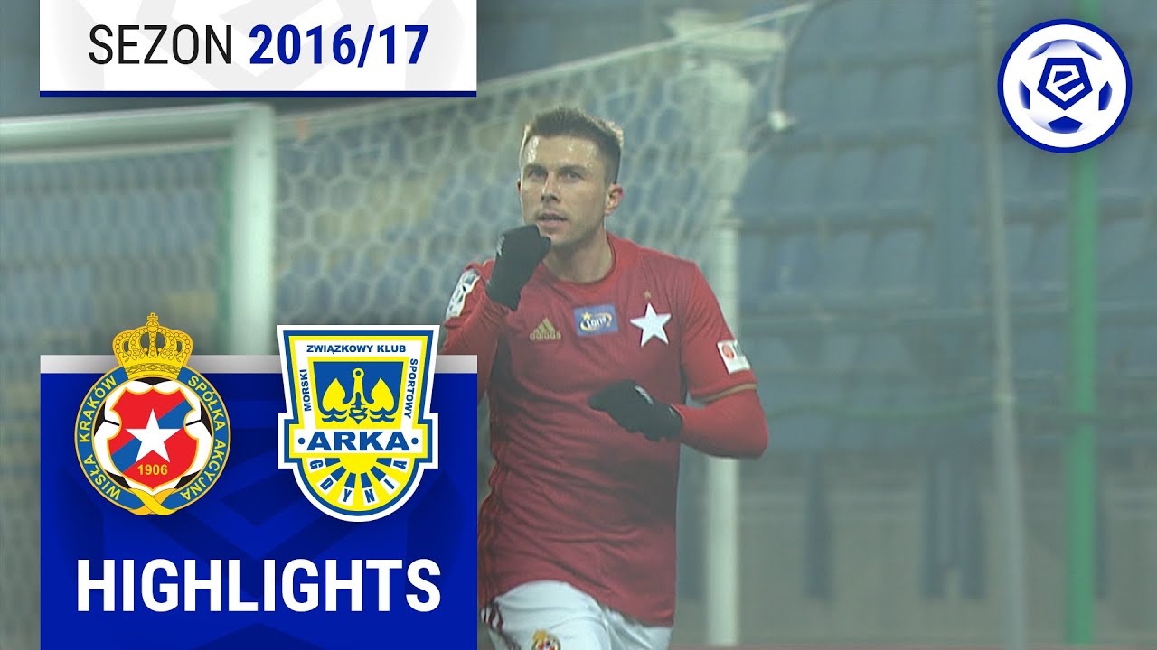 Wisła Kraków - Arka Gdynia 5:1 | SKRÓT | Ekstraklasa 2016/17 | 17. Kolejka