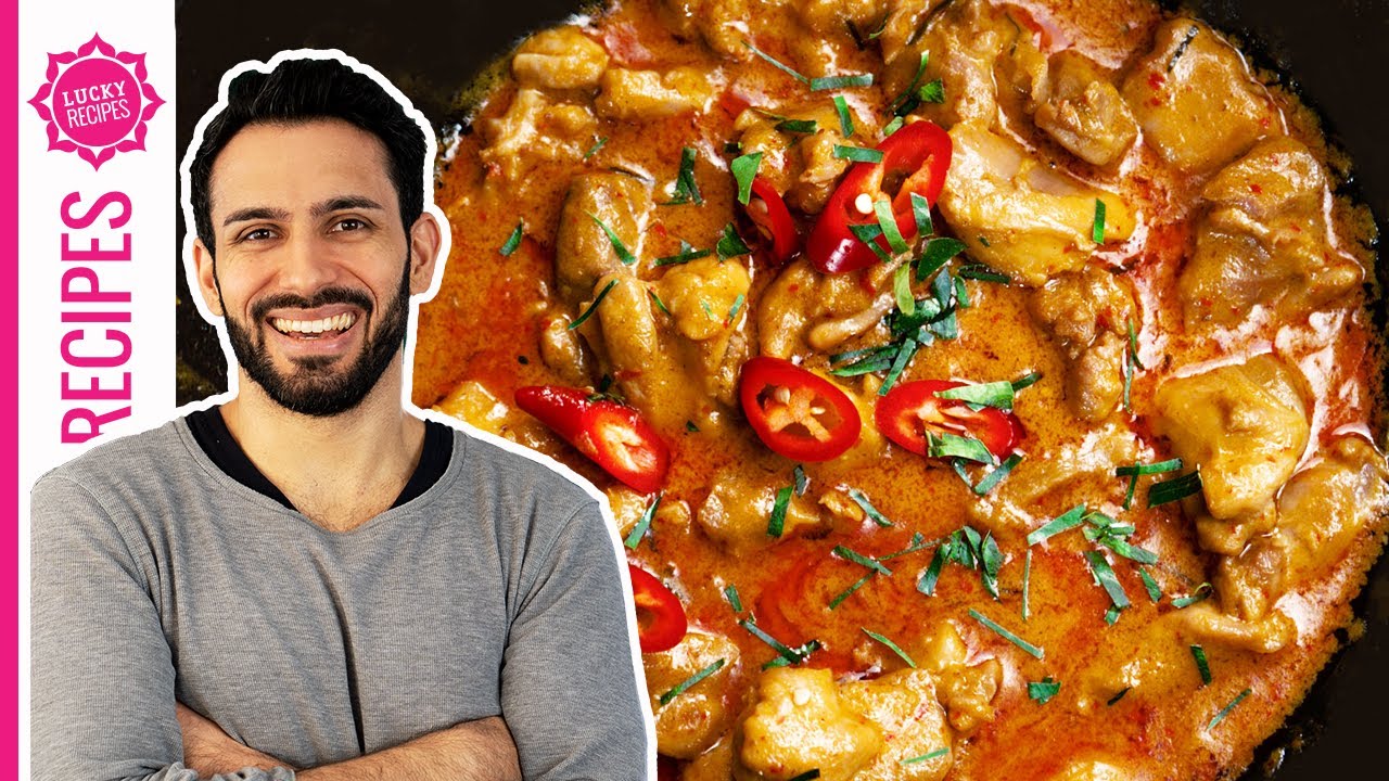 𝗖𝘂𝗿𝗿𝗶𝗲𝘀 𝗱𝗲𝗿 𝗪𝗲𝗹𝘁 Chicken Panang – Erdnuss Thai Curry