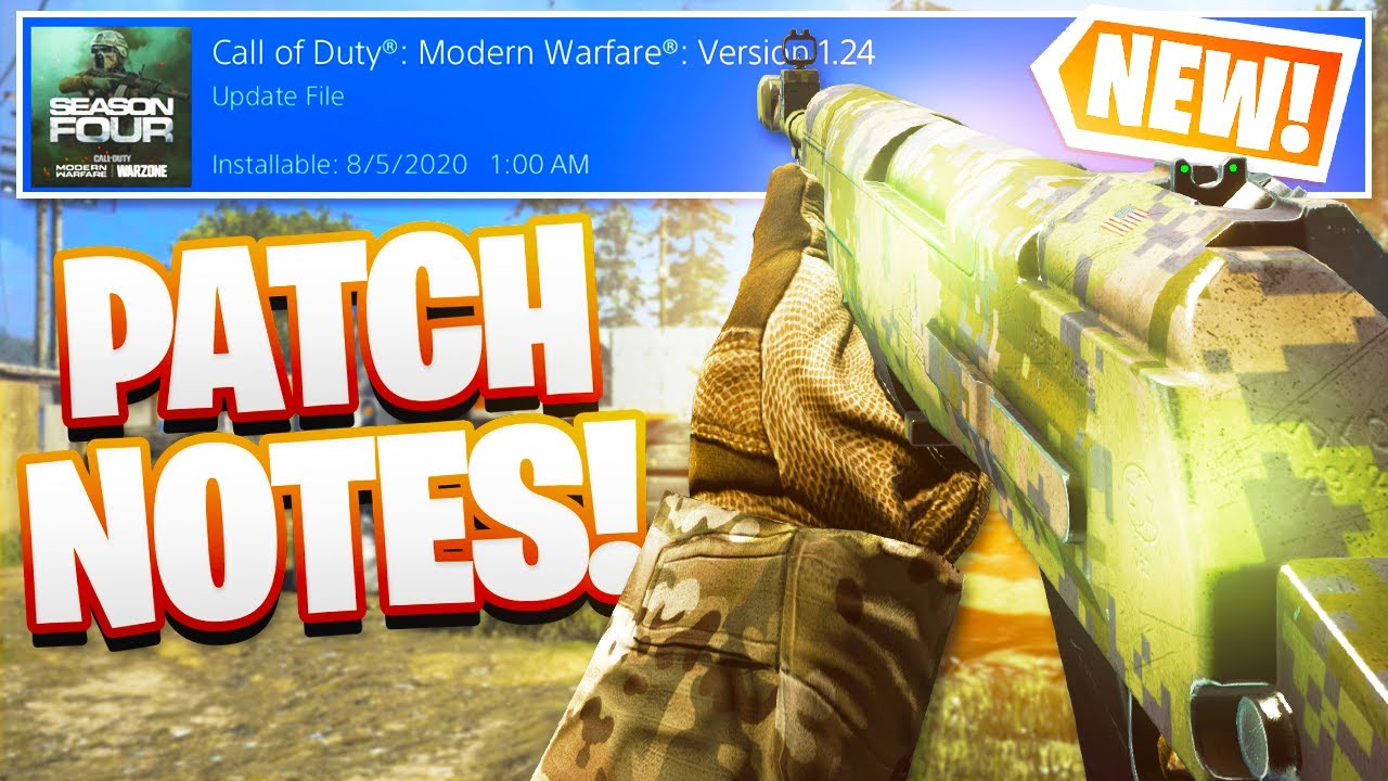 *NEW* Modern Warfare 1.24 Update Patch Notes | NEW Weapon Inspect, Famas BUFF + More (COD MW)