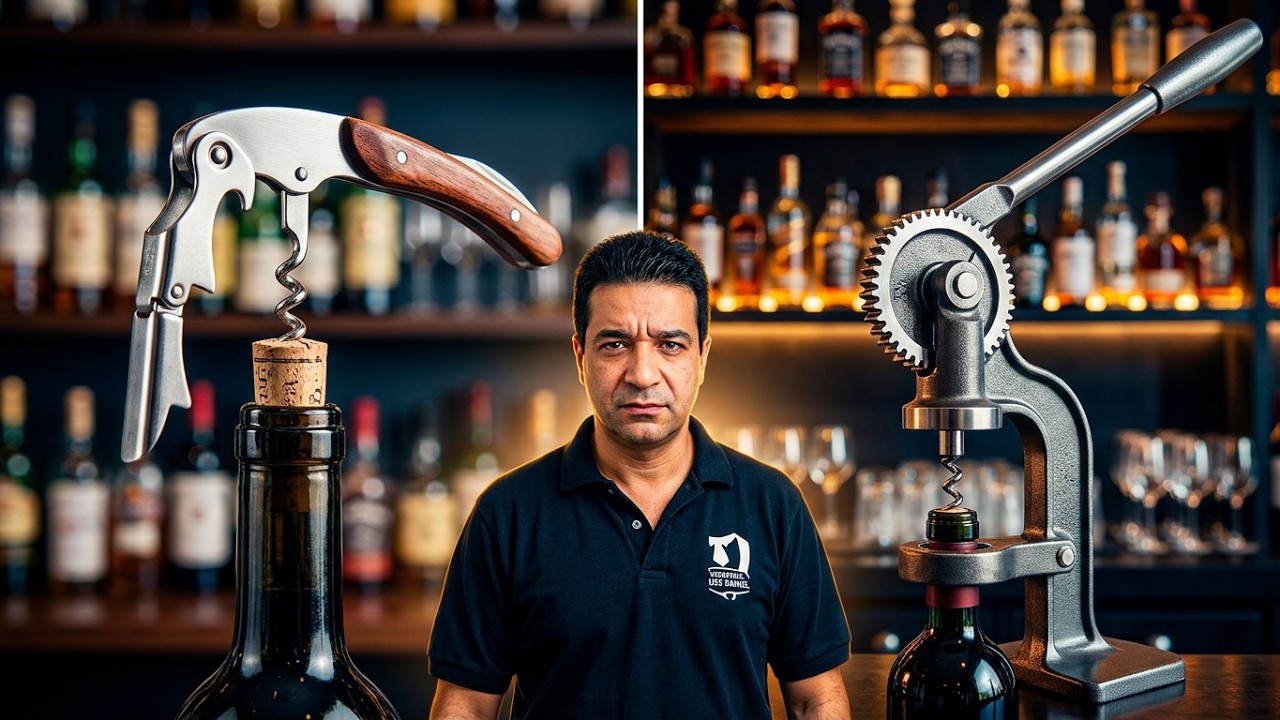 Tipos de saca rolhas - Abridores de vinhos - Acess&oacute;rios - Denis de Moraes - Executivo dos Drinks