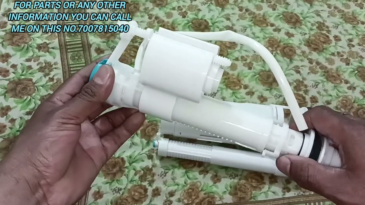 Video of water level rising inside toilet flush tank, flush tank ka water level kais set kare.