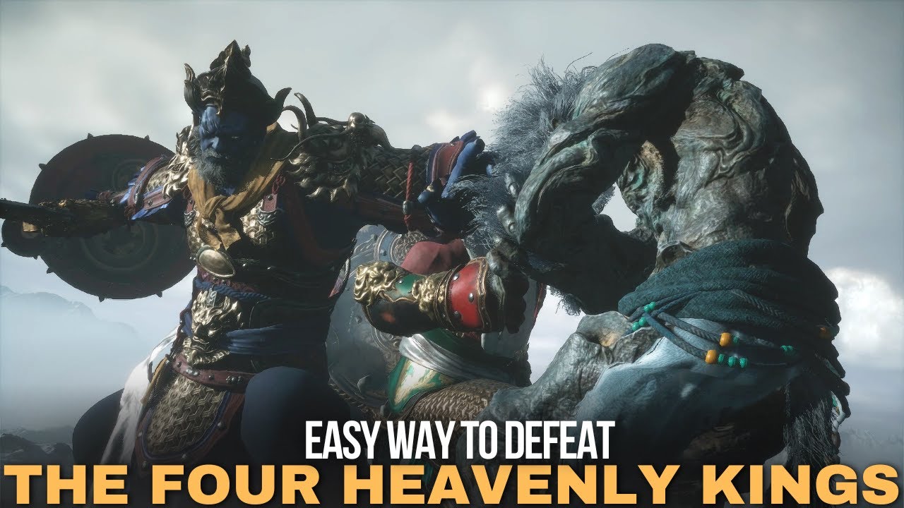 Black Myth: Wukong - How to Kill The Four Heavenly Kings (Easy Way)