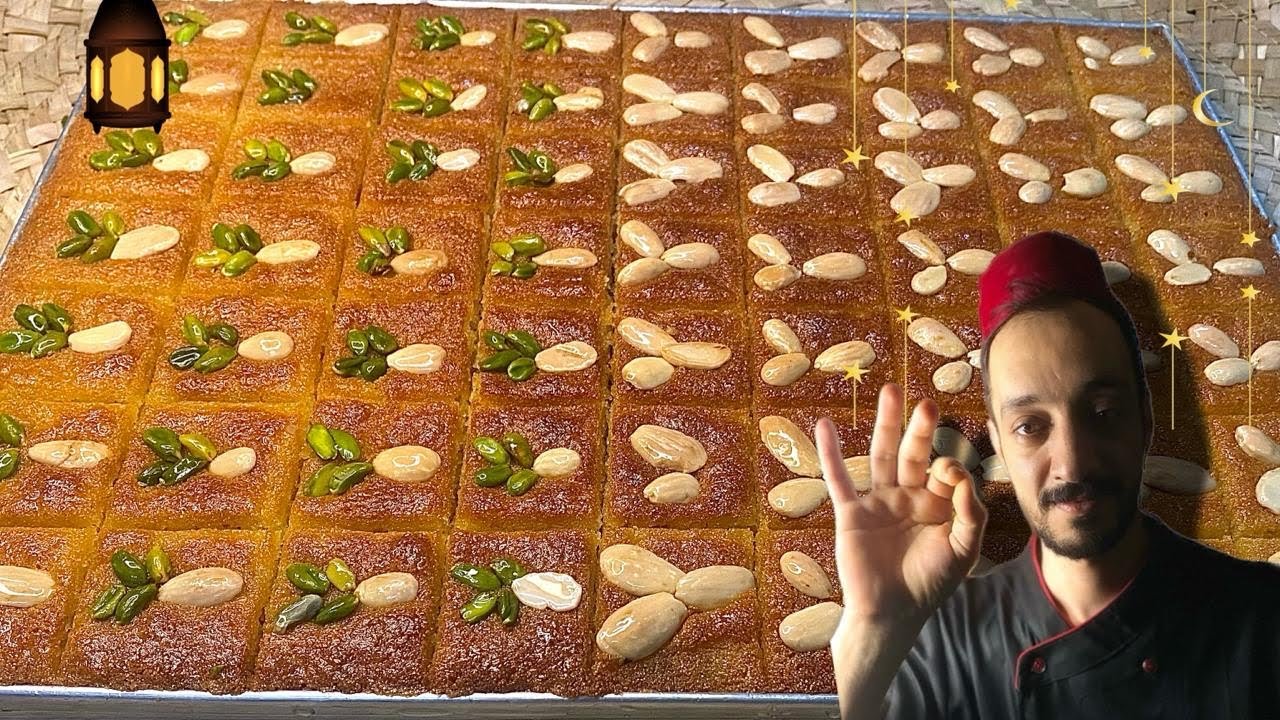 هريسة سورية😍بأسهل طريقة رح تشوفوها ومستحيل ما تظبط معكن/ من الشيف سبيع العبد الكريم