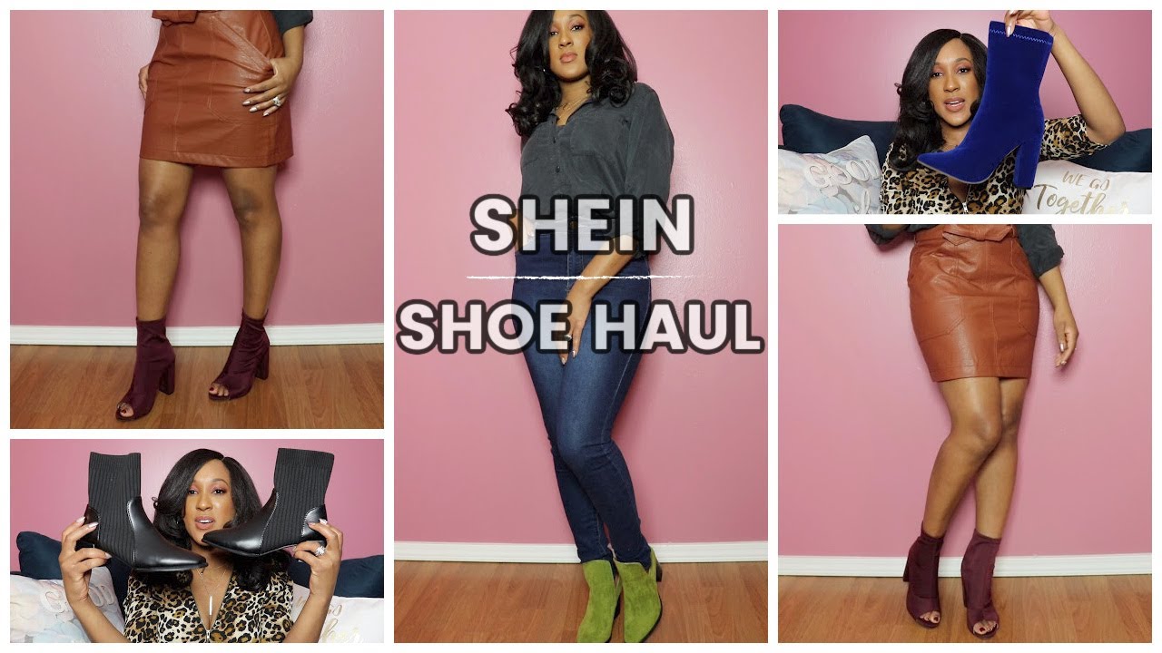 Shein Shoe Haul 2020 | Shein Boots + Sneakers (Nike) | Taya7588