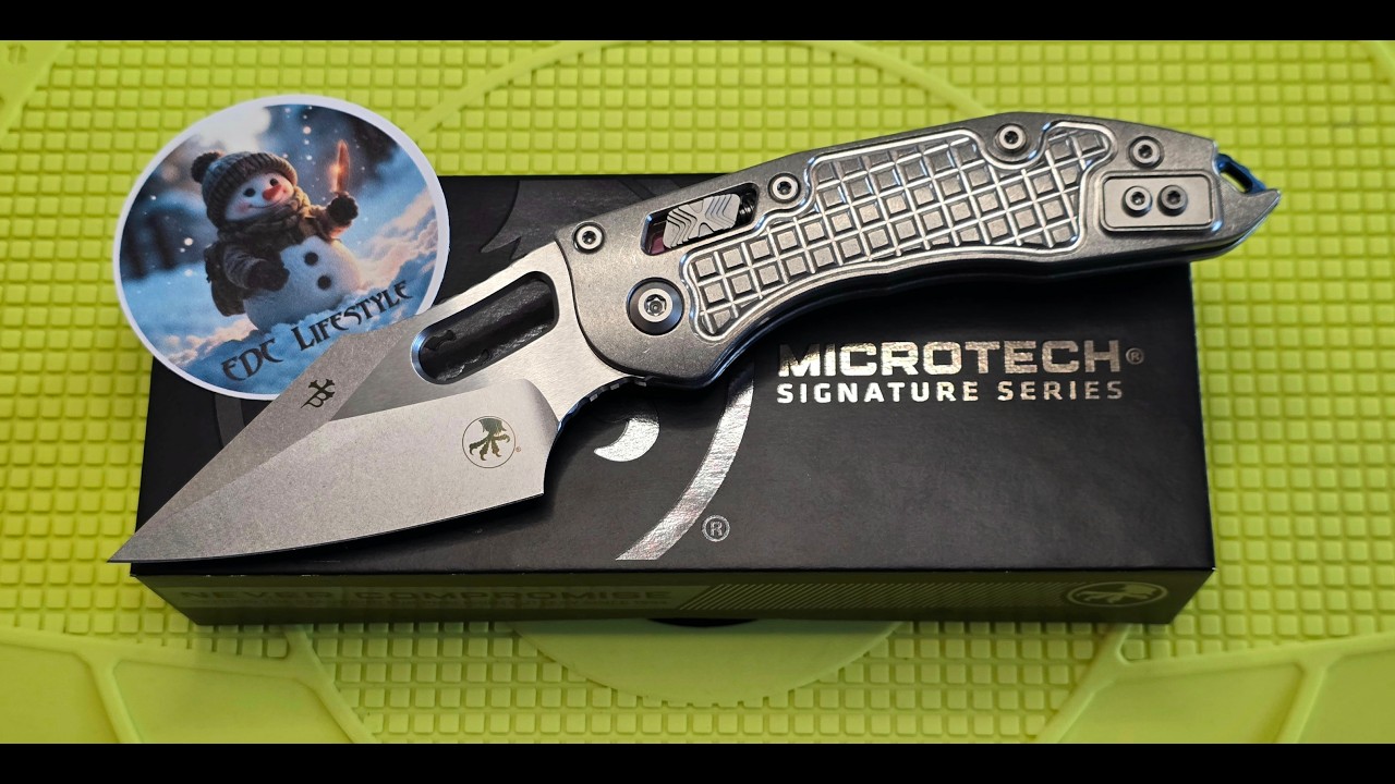 Распаковка ножей Microtech Stitch Ram-Lok Titanium Frag Marfione Select! Последний экземпляр!!