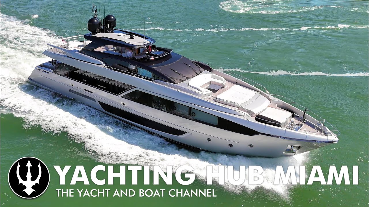 Epic Drone Capture: 15 Million Riva Dolce Vita 110 | Miami Beach | The Haulover Inlet Yacht Channel