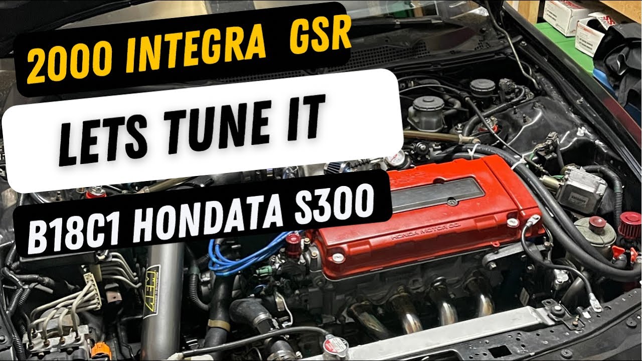 Интегра Гср 2000 года сборки B18c1. Давайте настроим его, Hondata S300 v3.