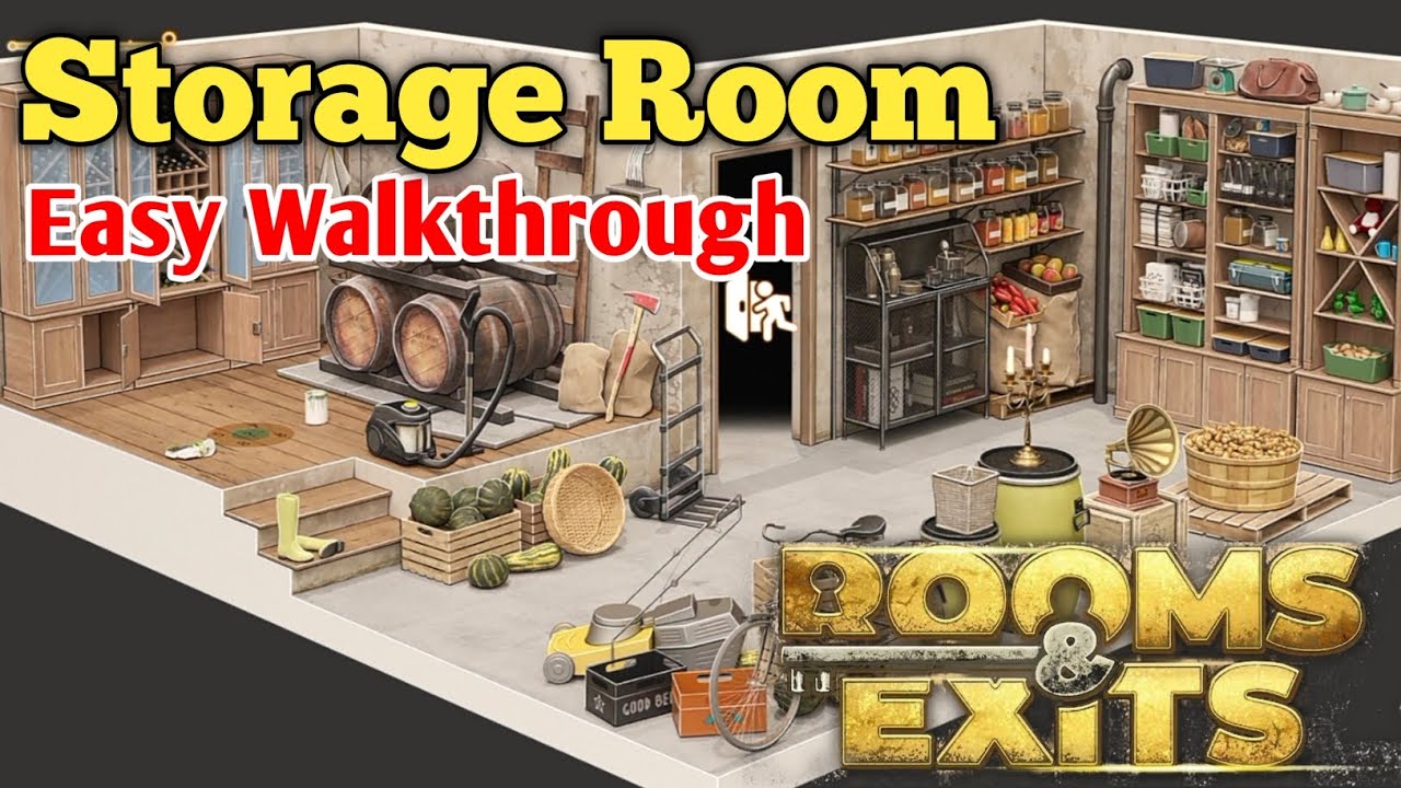 Rooms and Exits Level 14 Storage Room Chapter 3 Walkthrough ( Murder Dressed In White )