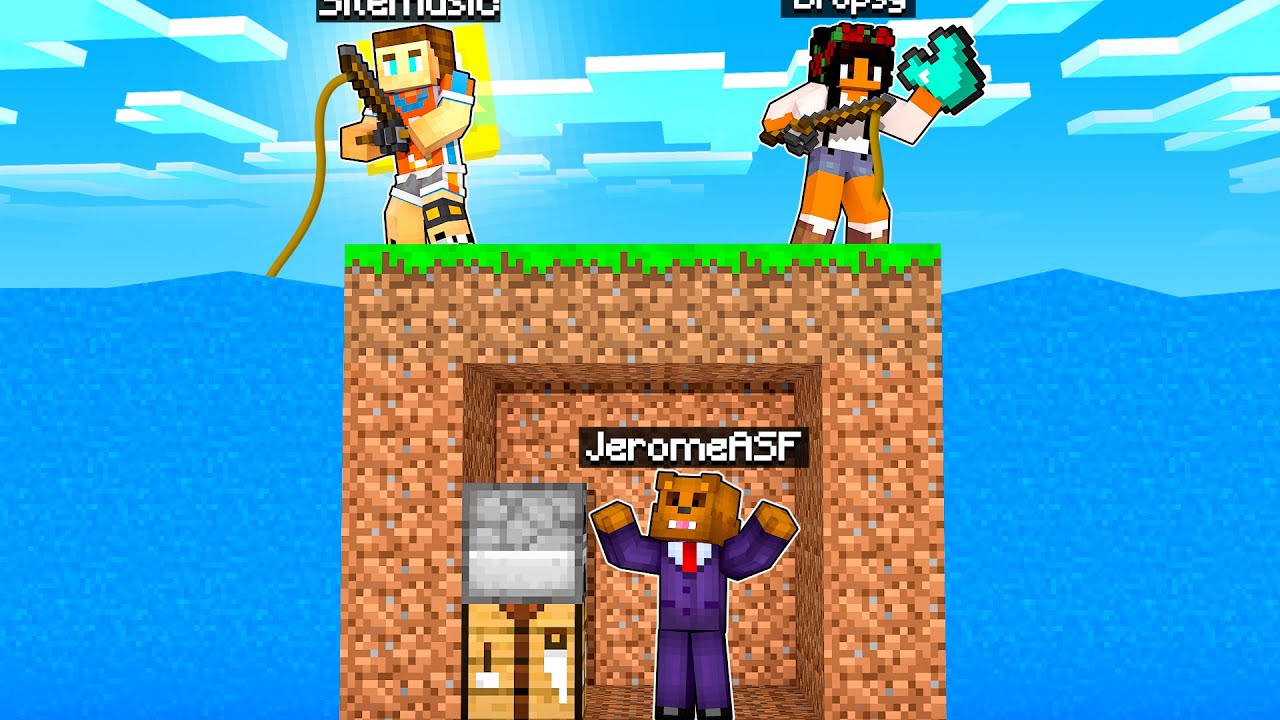 Minecraft Speedrunners VS 4 Hunters (Fishing Gives OP LOOT)