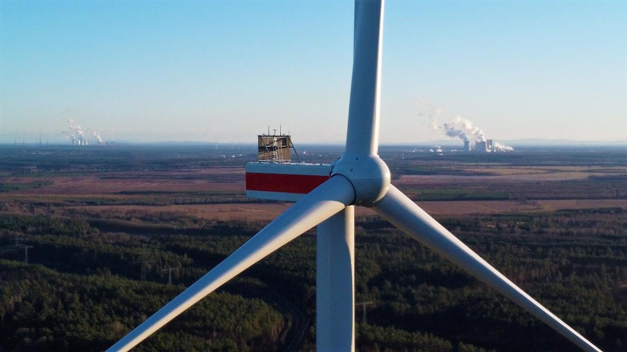 The first two Vestas V162 EnVentus wind turbines in Germany 06.01.2022