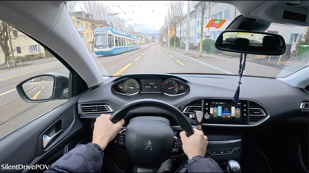 POV McDonald's Drive-Thru in Switzerland | Peugeot 308 (125hp)