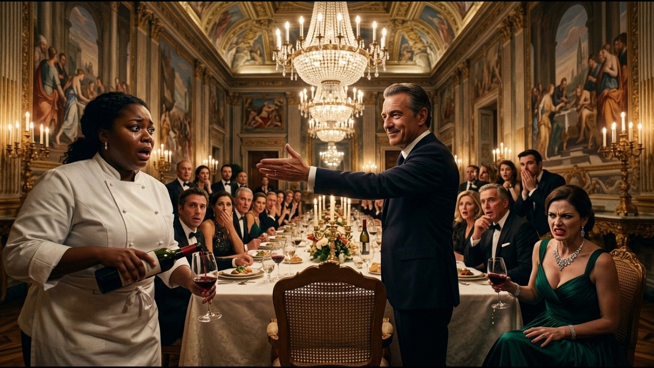 Black Curvy Chef Served Wine in Silence — Then the Italian Boss Introduced Her as His Guest