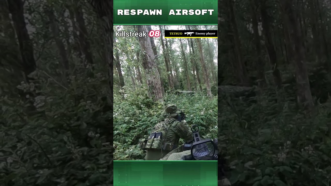 Merciless killstreak in airsoft #shorts #milsim #airsoft