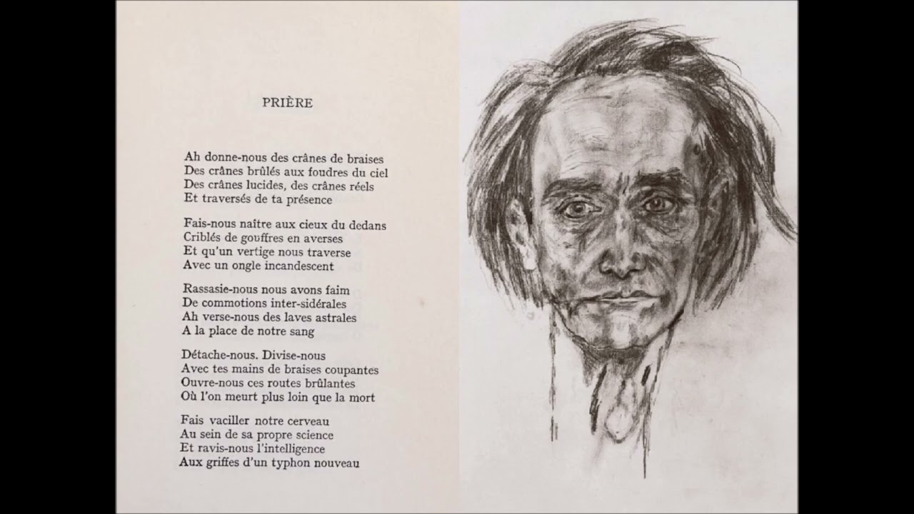 Prière, Antonin Artaud