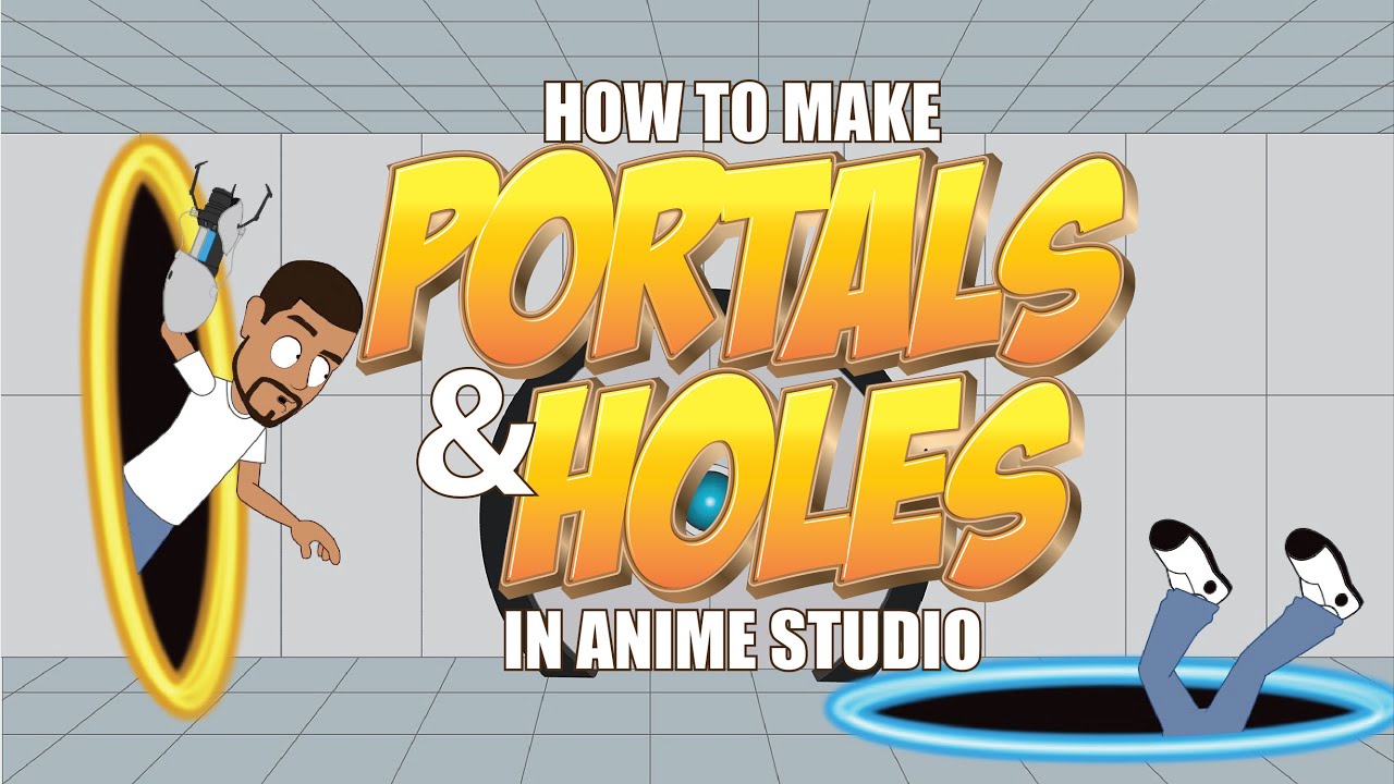 How to make portals or holes in anime studio pro - MOHO Pro