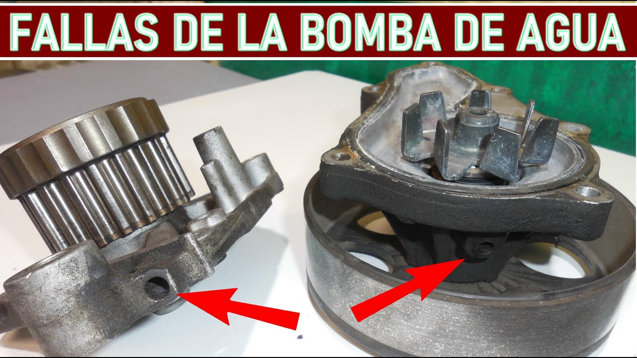 3 Fallas de la bomba de agua y los sintomas que provocan en el auto