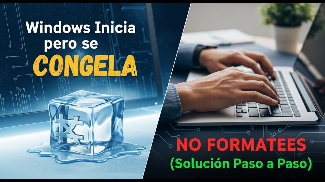 👉 Windows Inicia pero se Congela 🧊💻 | NO FORMATEES (Solución Paso a Paso)