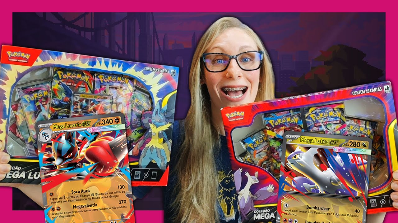 Vale a pena? ✨ UNBOXING Box Mega Lucario ex e Box Mega Latias ex | Pokémon TCG