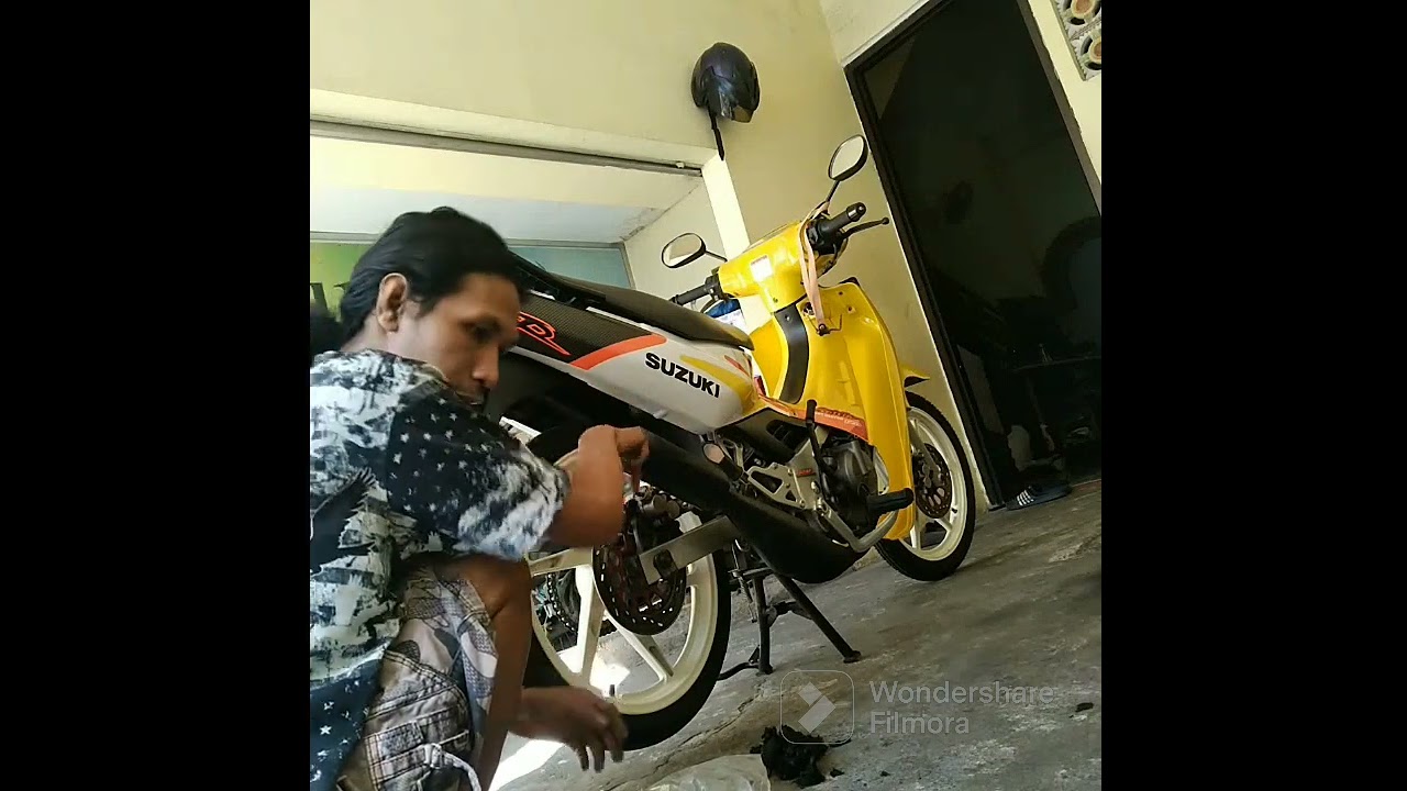 ganti gasbul knalpot satria 2 tak