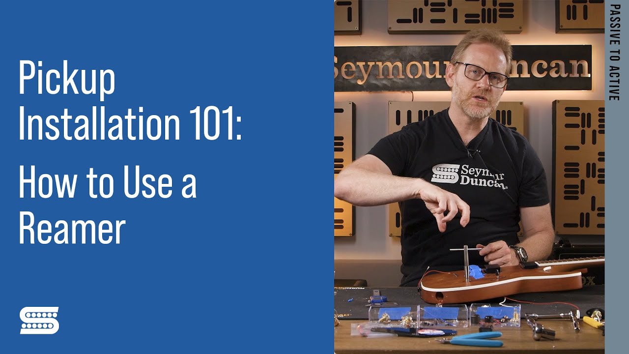 Guitar DIY: How to Use a Reamer with Active Pickups