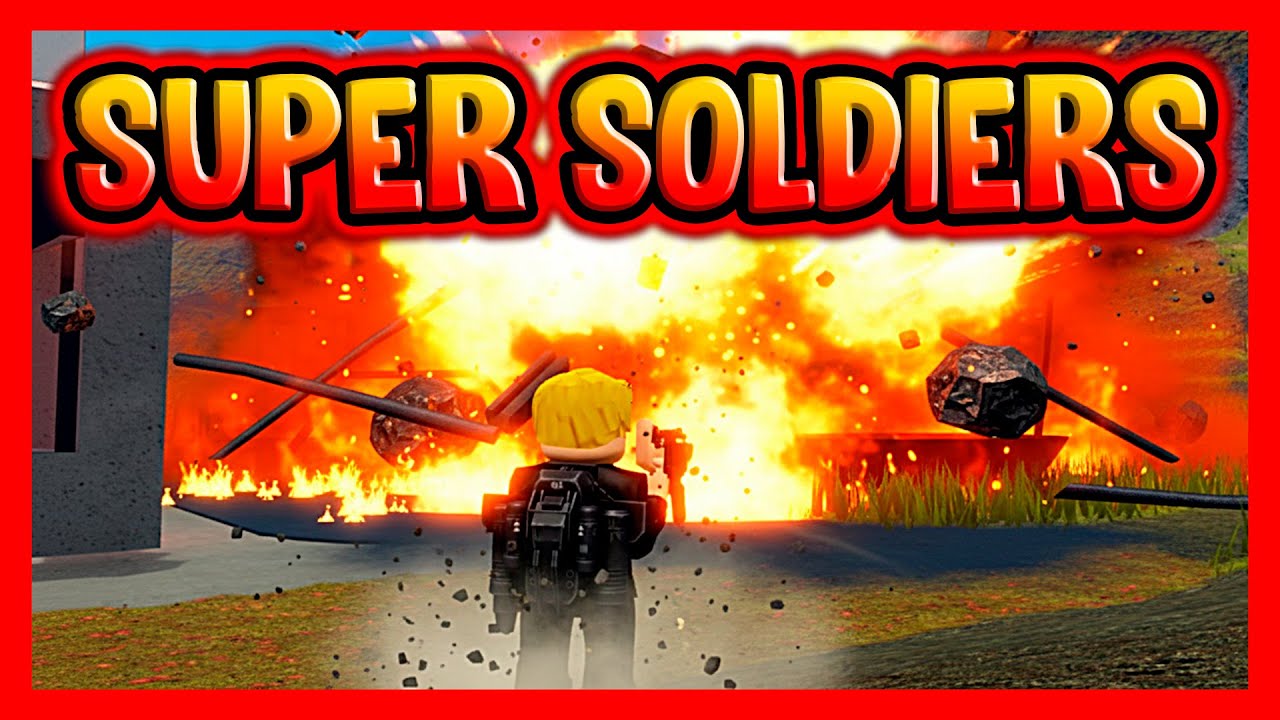 NEW GAME WITH EXPLOSIVE ELEMENTS! (GAMEPLAY) - Roblox Super Soldiers [RELEASE]