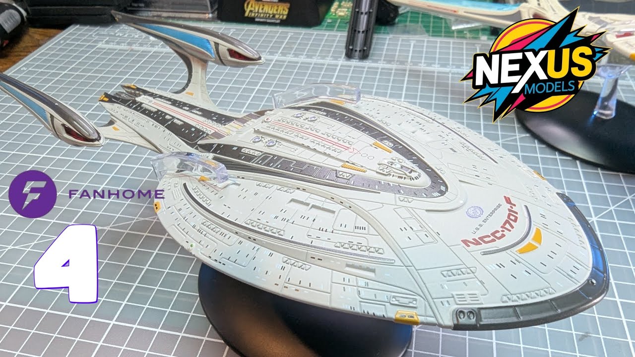 Fanhome Star Trek Starships Collection Выпуск 4 USS Enterprise (NCC-1701-F)