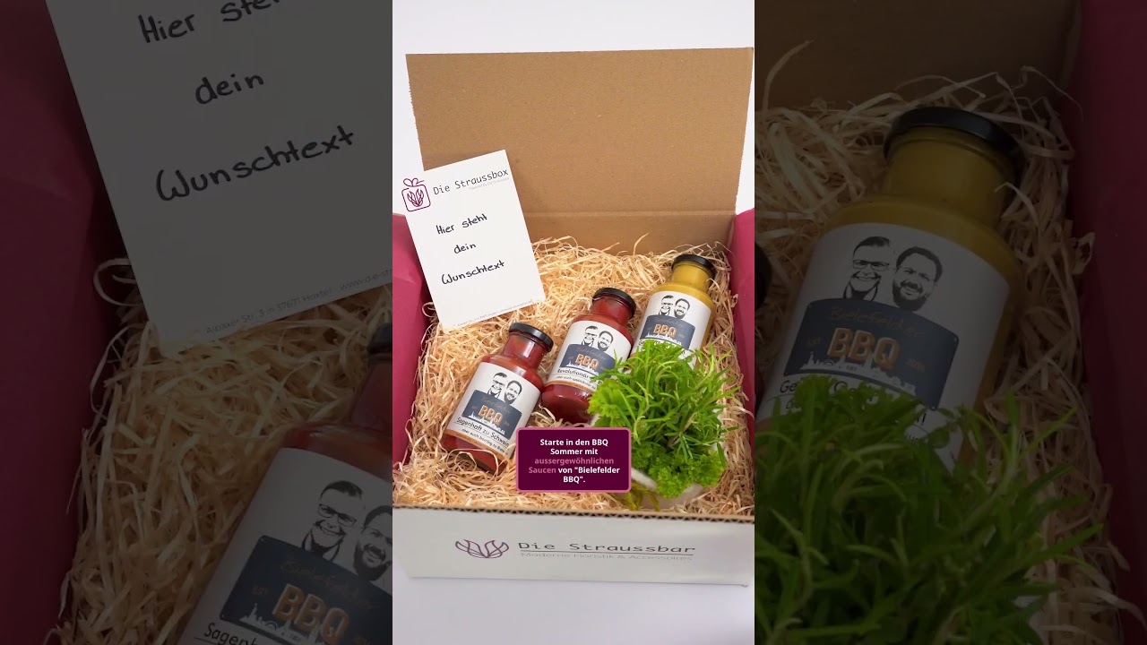Geschenkbox: BBQ Sommer Box von die Straussbox