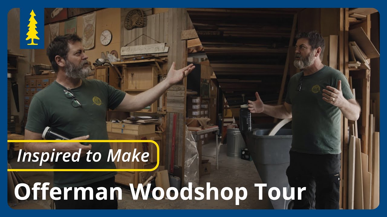 Вдохновение для творчества | Экскурсия по мастерской Offerman Woodshop