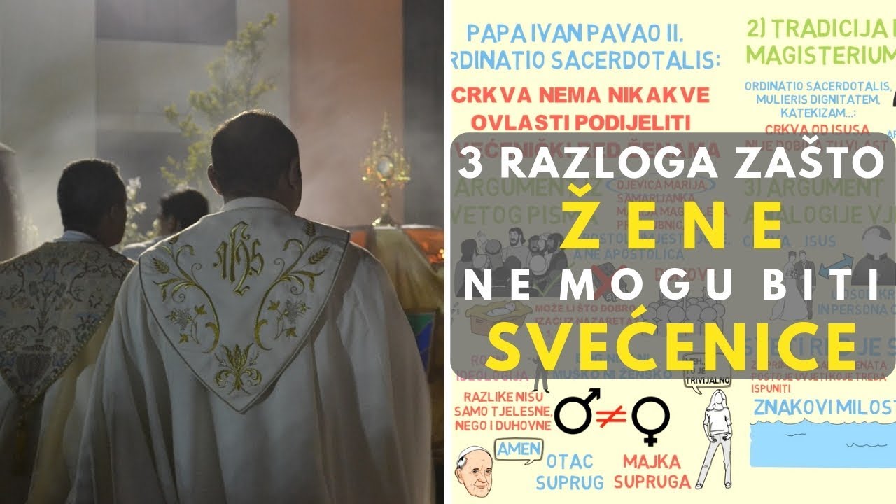 3 Razloga zašto žene ne mogu biti svećenice