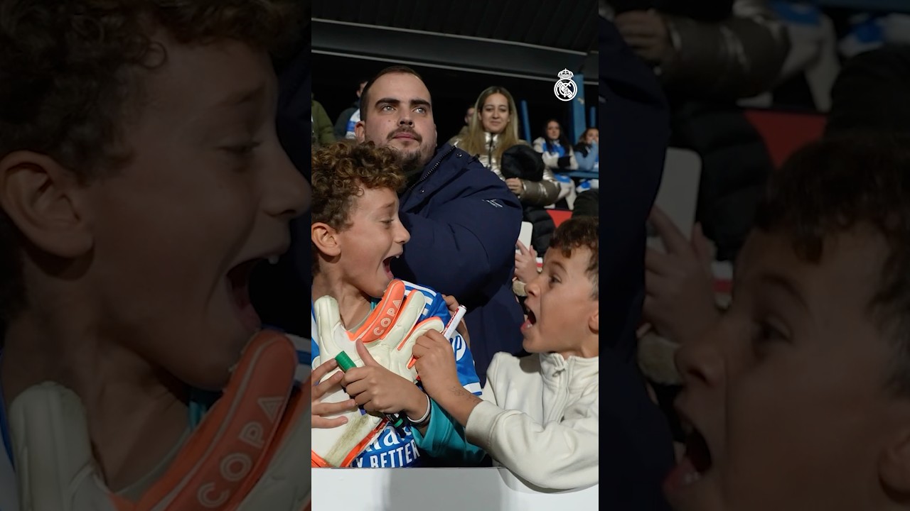 😍 A memory that will last forever! #RealMadrid #Madridistas #Lunin