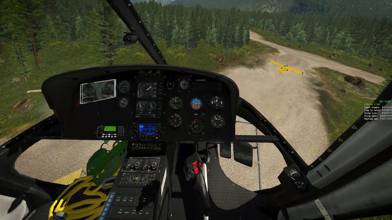 FPV AS350B3 short bigbag mission | Xplane Virtual
