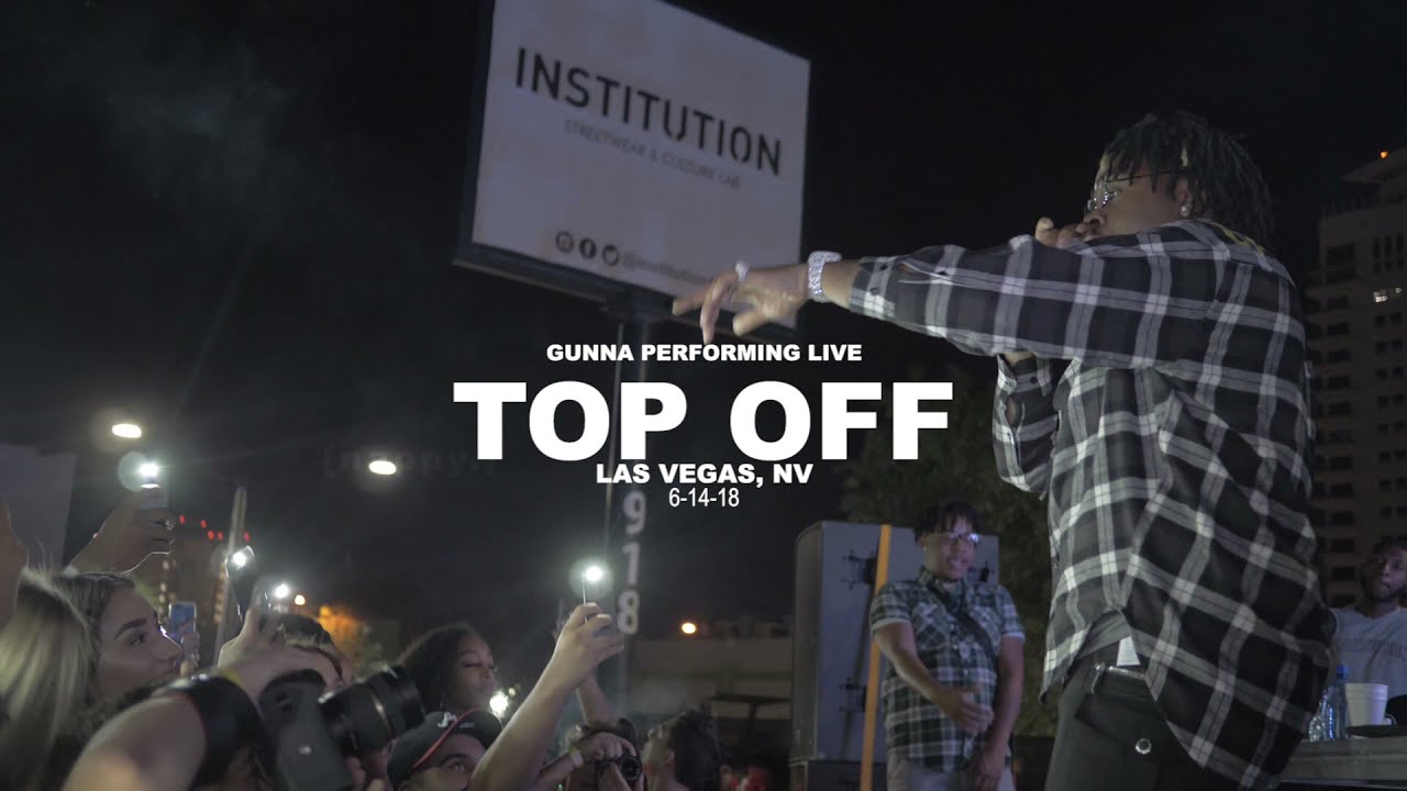 Gunna Performing ‘Top Off’ Live In Las Vegas on His 25th Birthday