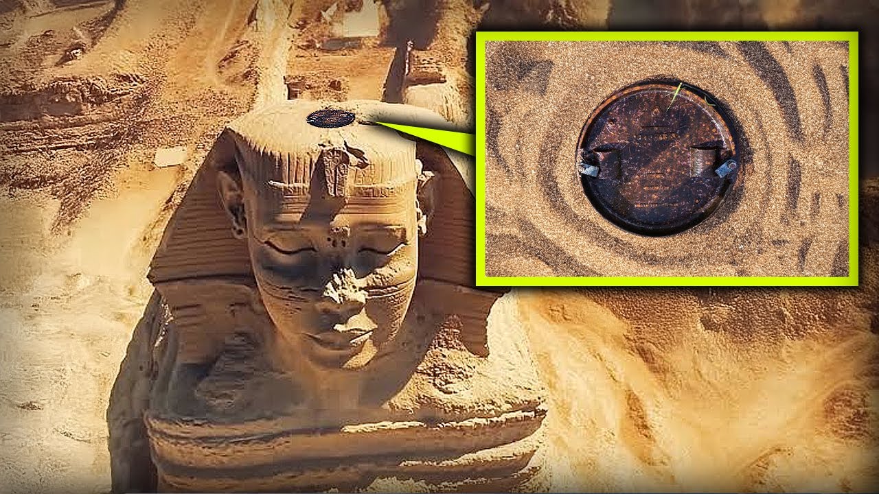 &iexcl;Por fin! Abren la escotilla secreta sobre los ojos de la Esfinge. &iexcl;M&iacute;ralo antes de que lo borren!