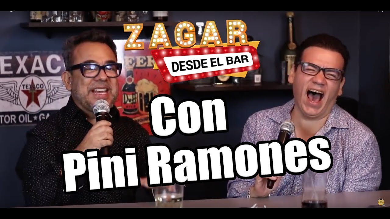 Zagar desde el bar con Pini Ramones