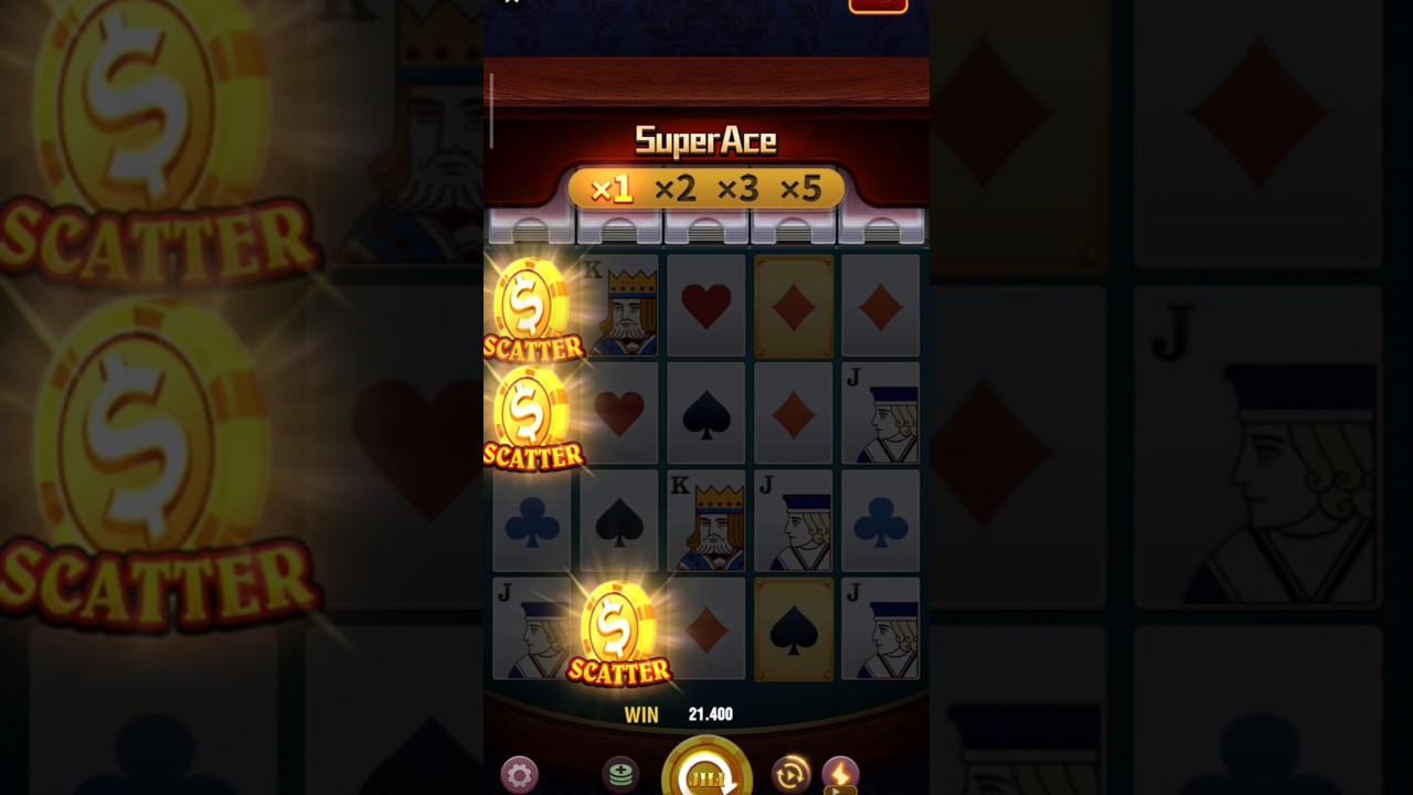 scatter Super Ace Game Play Video #slot #slotscasinogames #casinogames #casino #games #slots #megawa