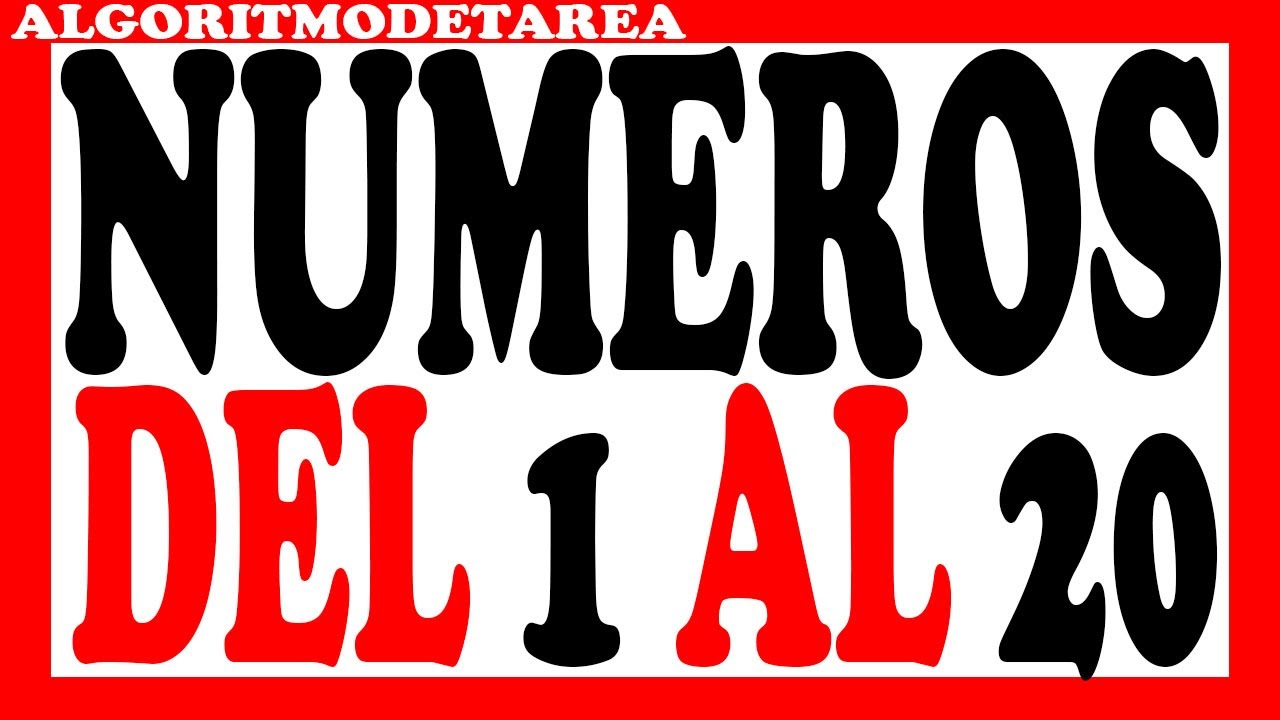 Diagrama de flujo que imprima los números del 1 al 20