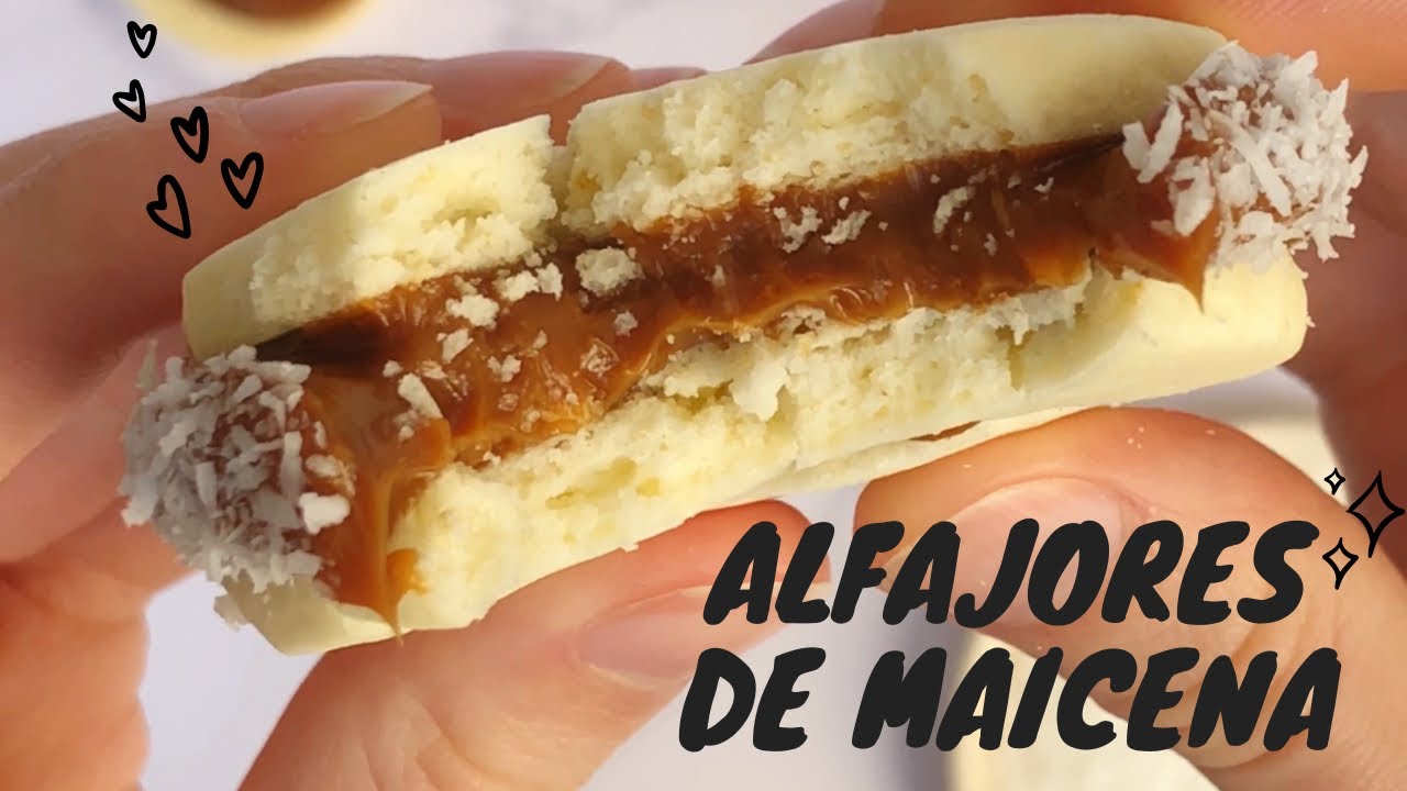 ALFAJORES DE MAICENA - ¡Los más ricos! Tapas súper tiernas que no se quiebran ni quedan secas