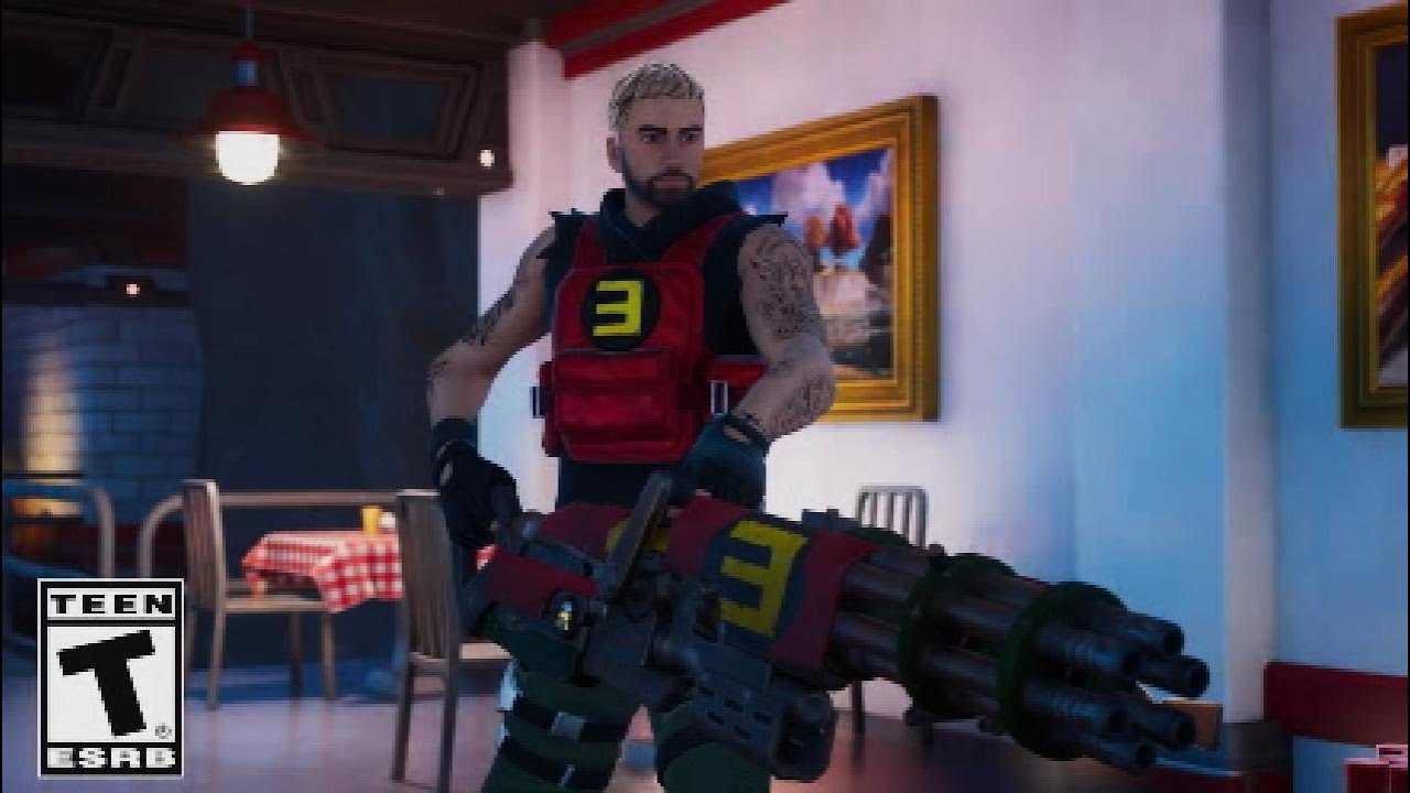 NEW RG Eminem Boss, RG's Minigun Mythic & Grotto Vault Location in Fortnite!