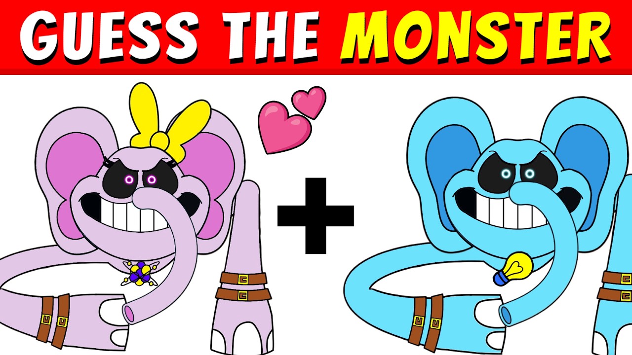 ELEPHANT FAMILY! 🐘😍Guess The MONSTER (Smiling Critters) By EMOJI + VOICE  | Poppy Playtime Chapter 3