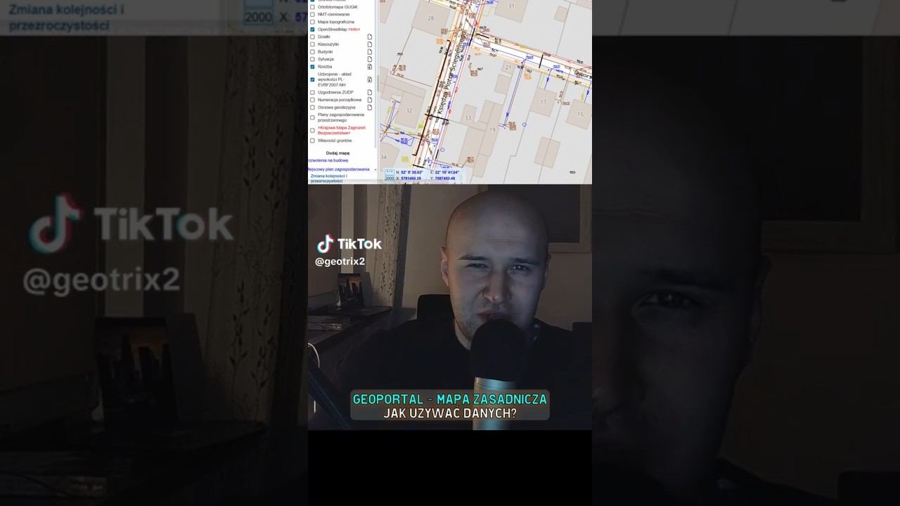 Geoportal - mapa zasadnicza - Jak używać danych? #geodezja