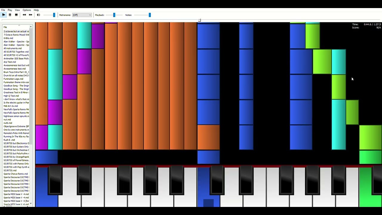 just a bit 2 octaves