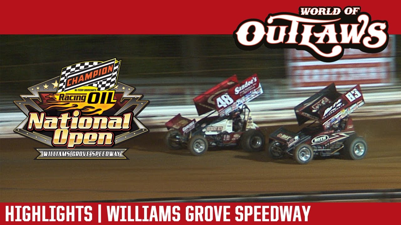 World of Outlaws Craftsman Sprint Cars Williams Grove Speedway October 14th, 2016 | HIGHLIGHTS