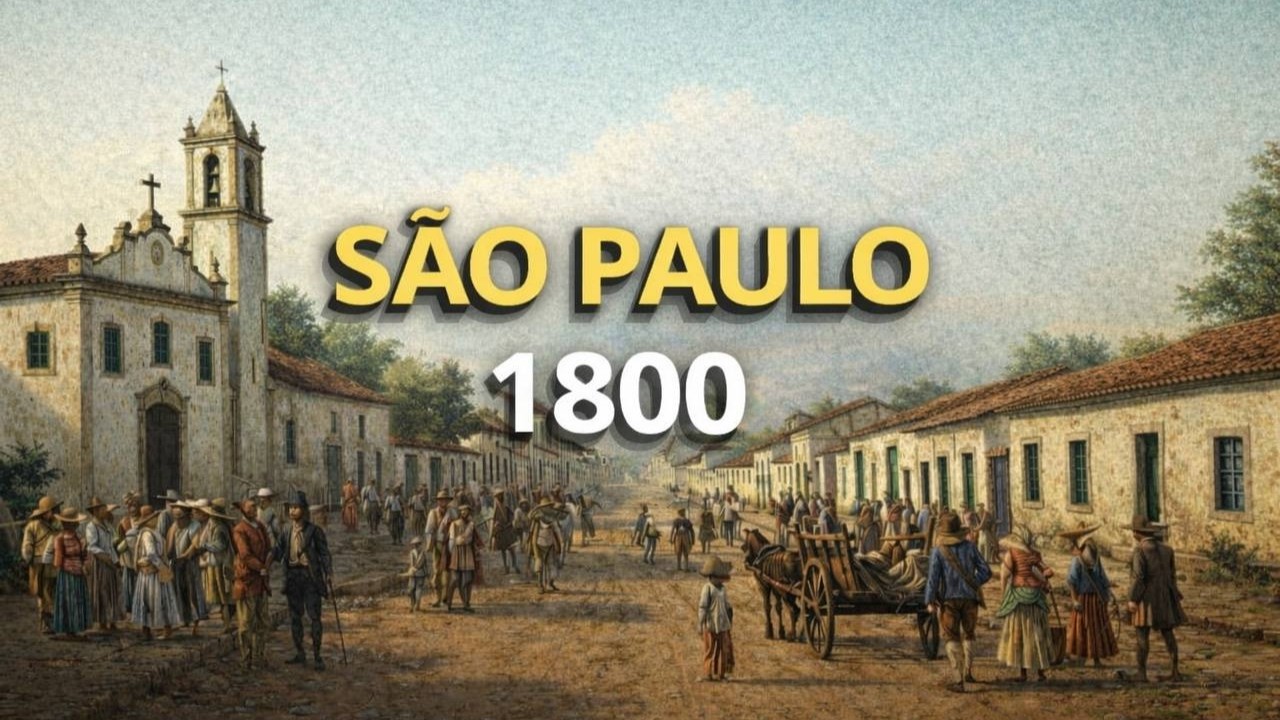 Como era viver em SÃO PAULO em 1800 (Reconstrução por IA)