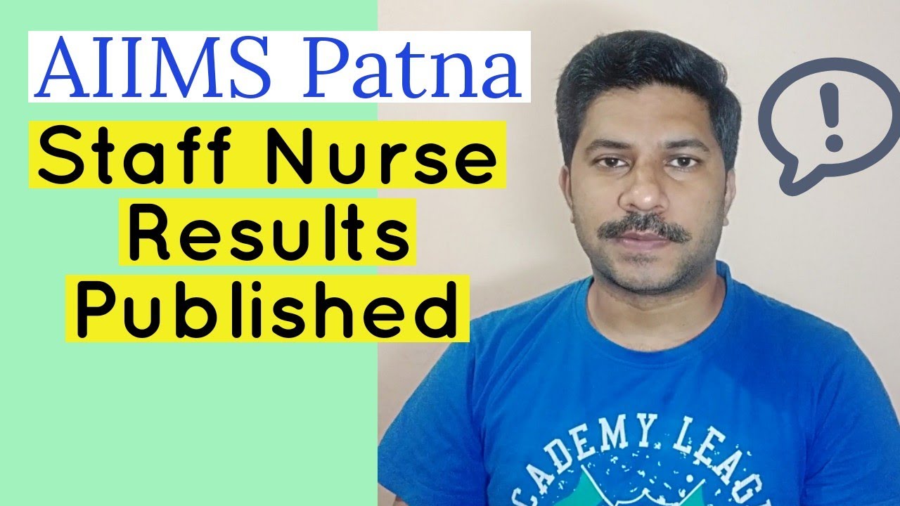 AIIMS Patna Staff Nurse Exam 23/02/2020 Result - Provisional Merit List Published